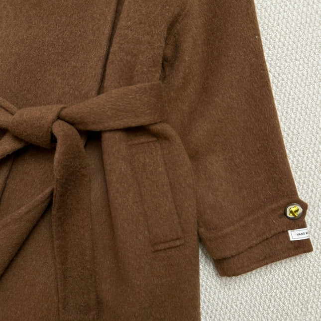 MAX MARA 25S TURTLENECK CASHMERE COAT 132