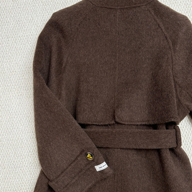 MAX MARA 25S TURTLENECK CASHMERE COAT 130