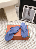 LP 26S THONG SANDALS IN PERIWINKLE BLUE SUEDE