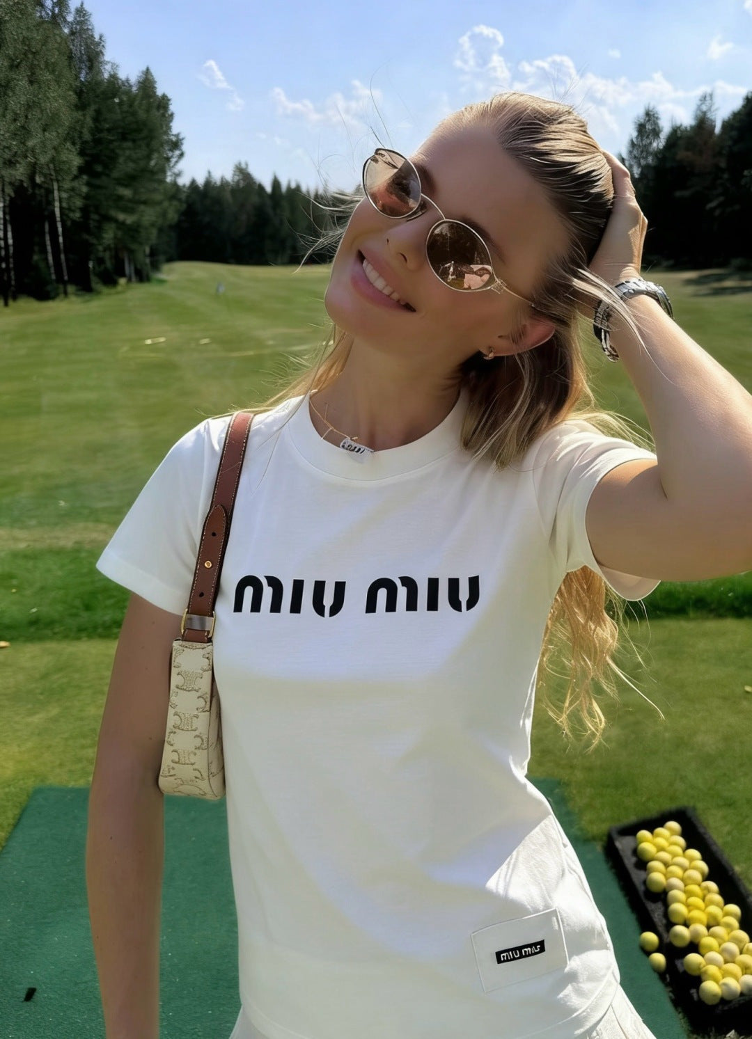 MIUMIU 26S CREWNECK T-SHIRT 1177
