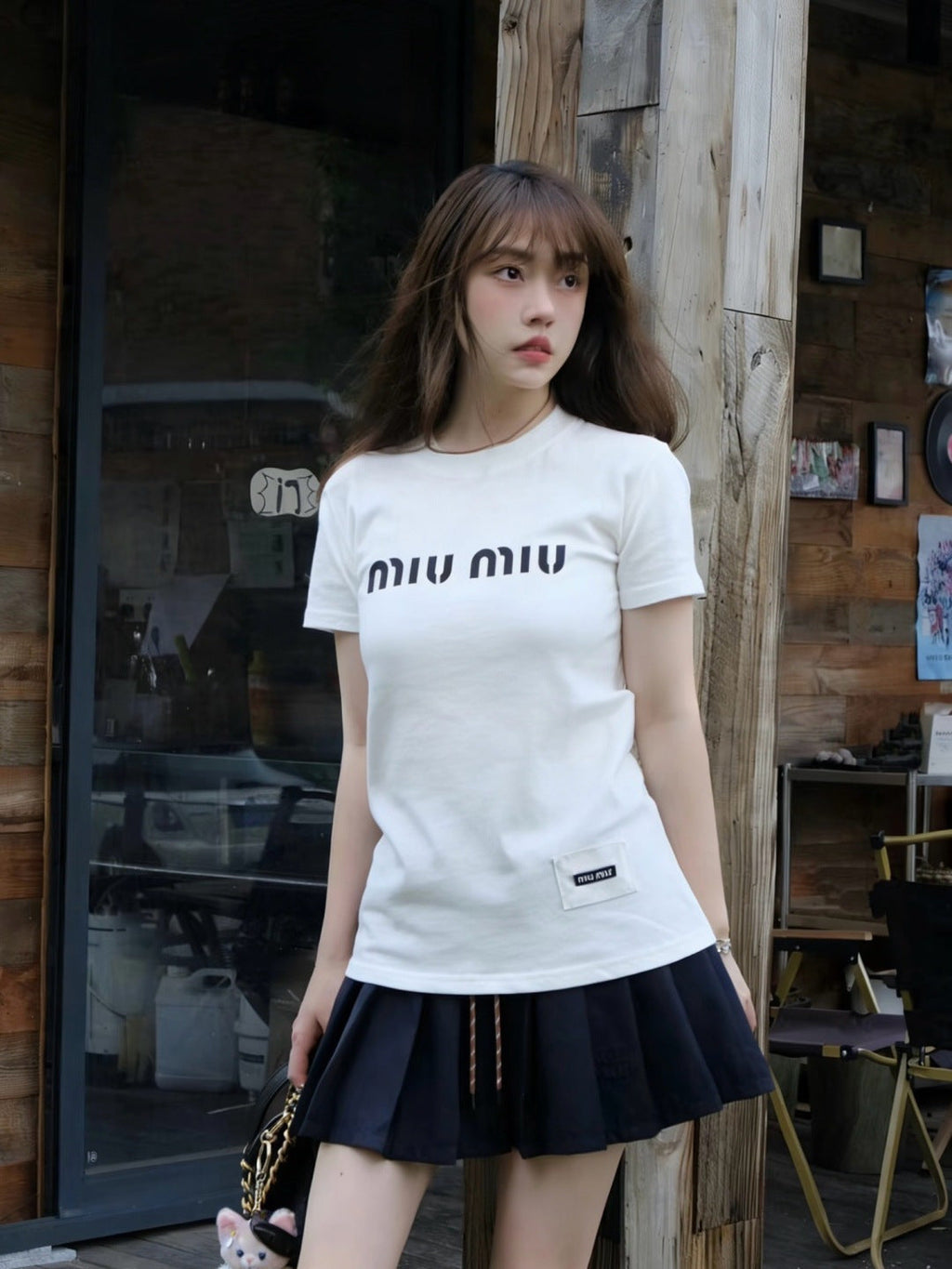MIUMIU 26S CREWNECK T-SHIRT 1177