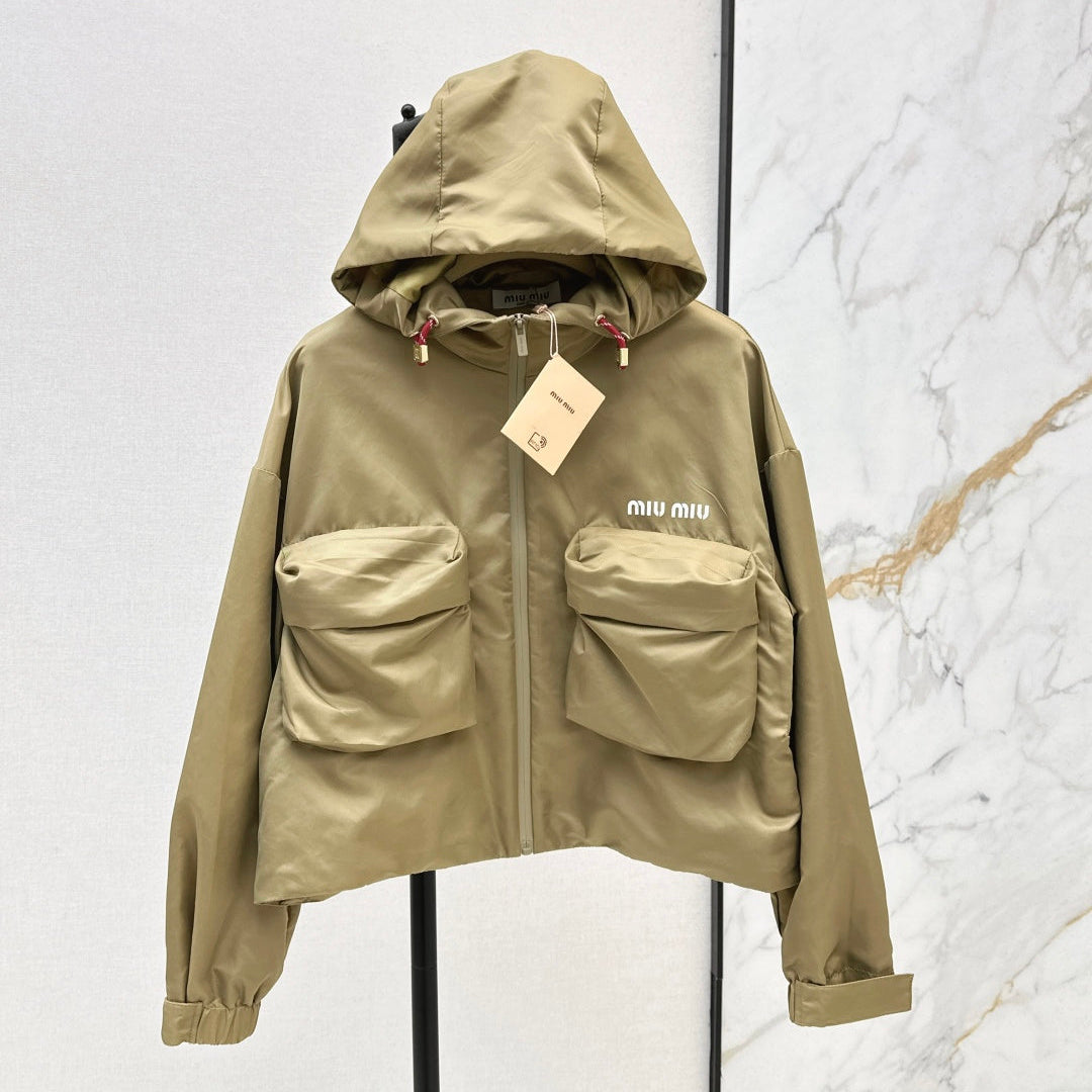 MIUMIU 26S HOODED JACKET 960