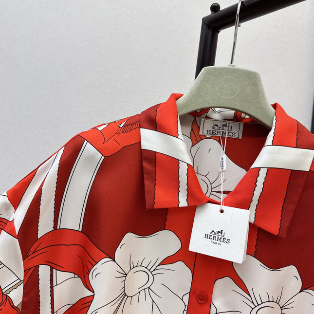HERMES 25S SILK SHIRT 329