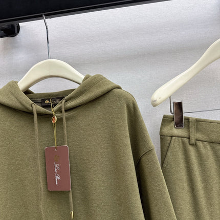 LORO PIANA 26S SWEATSHIRT & TAPERED PANTS SET 715