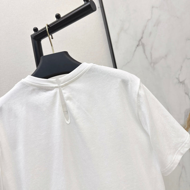 VALENTINO 26S PETER PAN COLLAR T-SHIRT STYLE 48