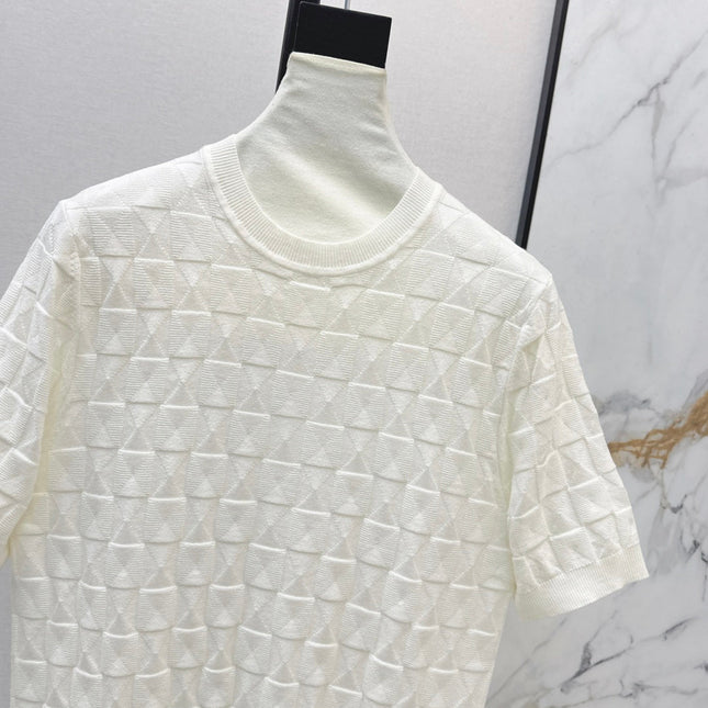 HERMES 26S SHORT SLEEVE SWEATER 544