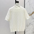 HERMES 26S SHORT SLEEVE SWEATER 544