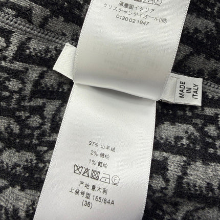 DIOR 26S REVERSIBLE CASHMERE NOTCHED-COLLAR JACKET 975