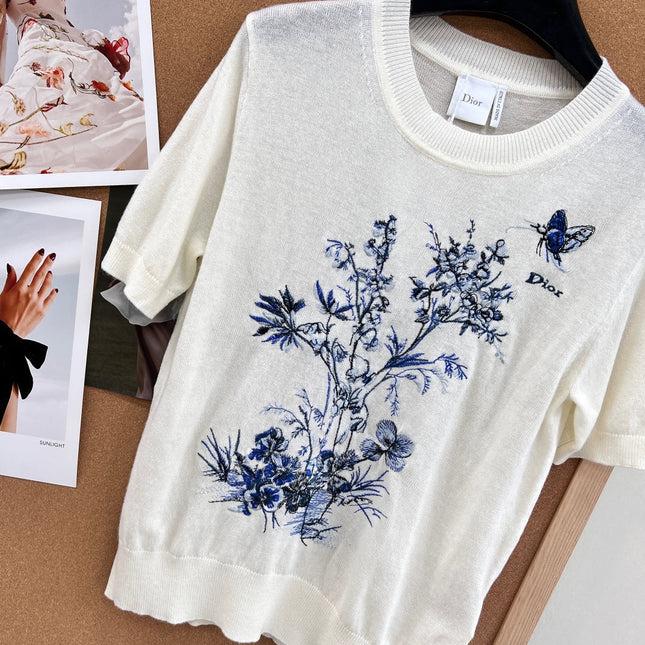 DIOR 26S SHORT-SLEEVE SWEATER 1194