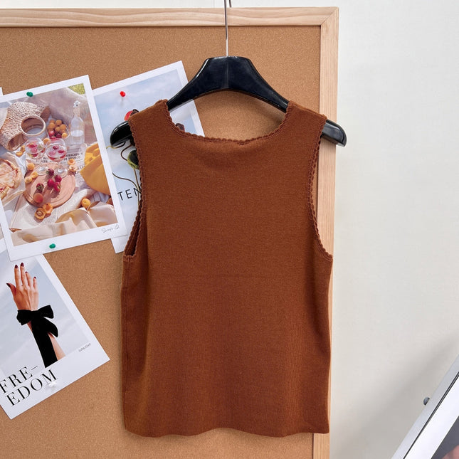 MIUMIU 26S SQUARE-NECK SWEATER STYLE 1106