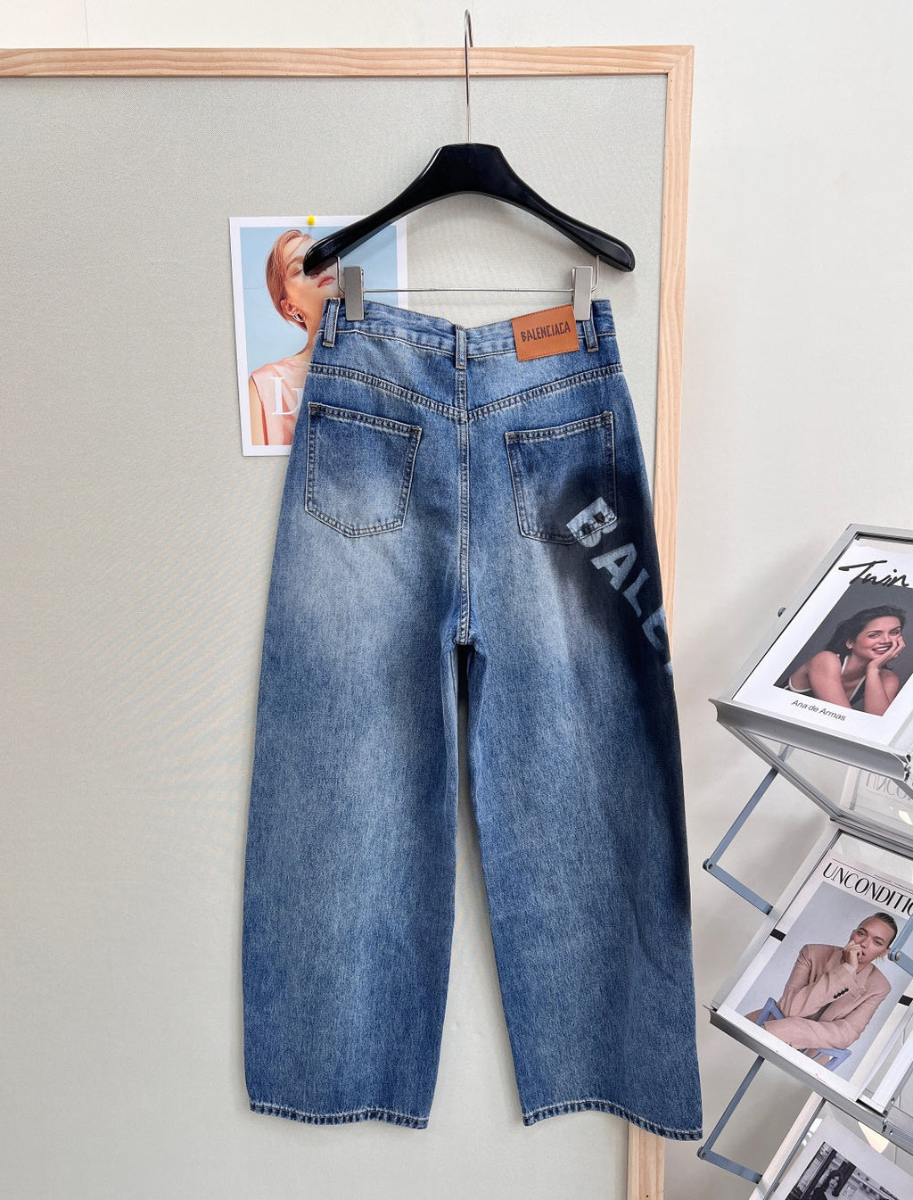 BALENCIAGA 26S WIDE LEG JEANS 007