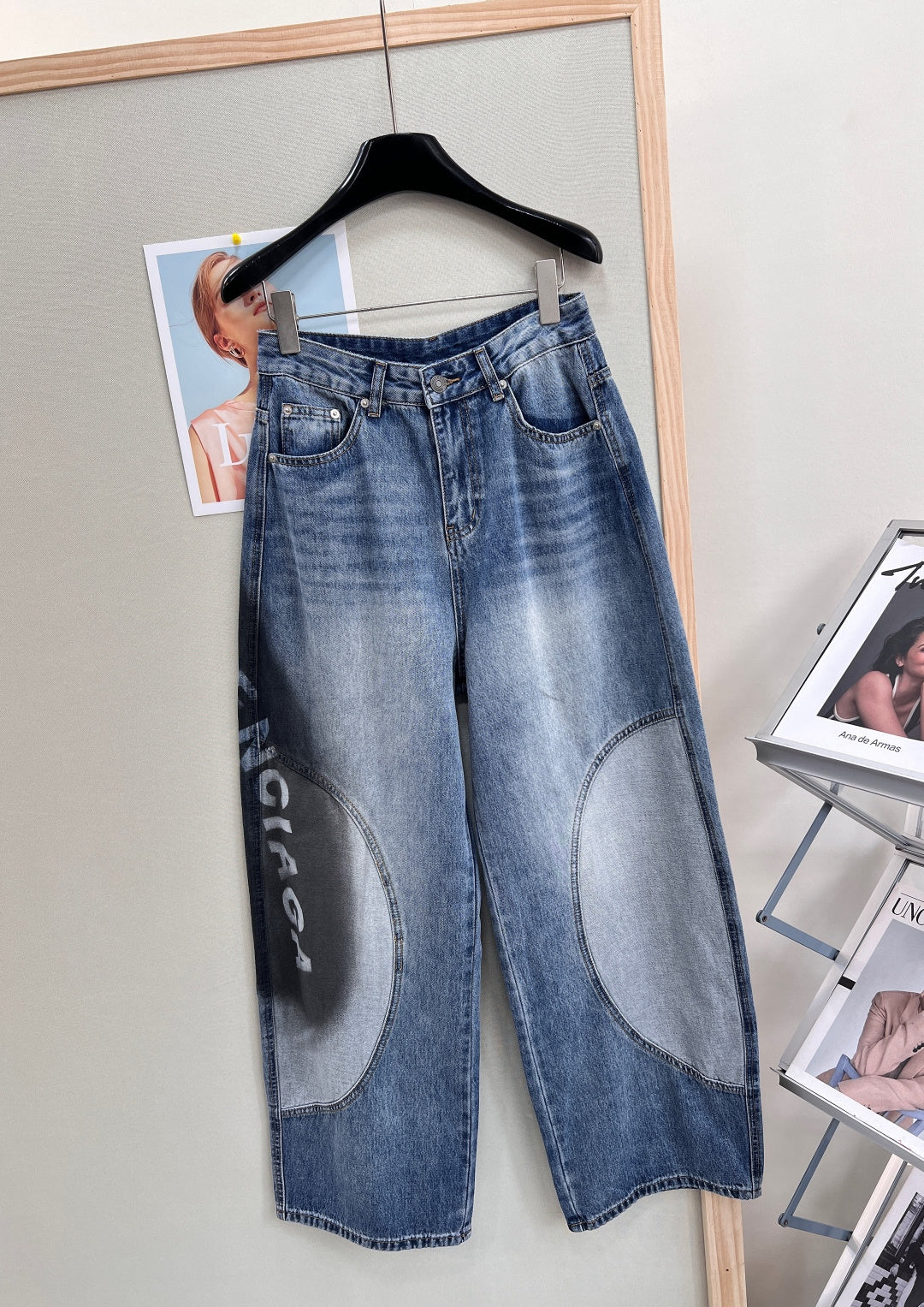 BALENCIAGA 26S WIDE LEG JEANS 007