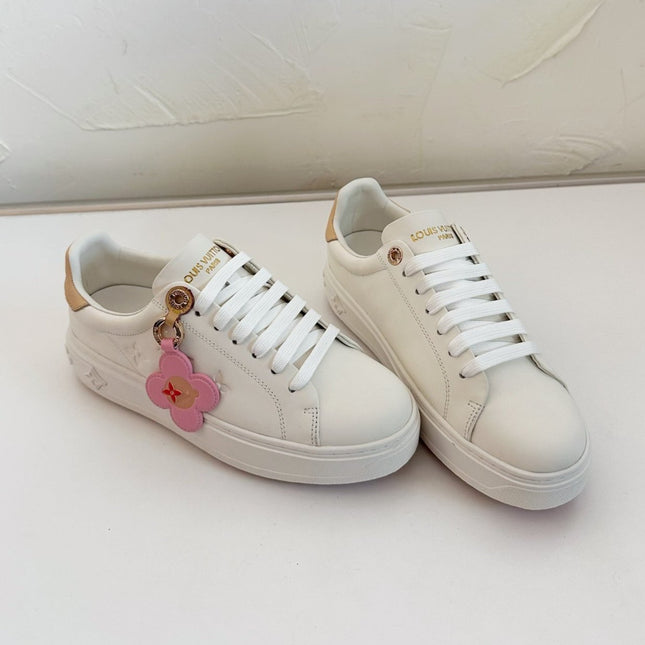 TIME OUT SNEAKER IN WHITE CALFSKIN