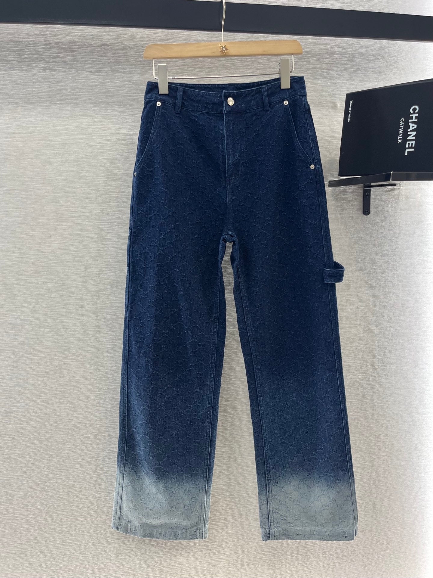 GUCCI CLASSIC JACQUARD GRADIENT JEANS