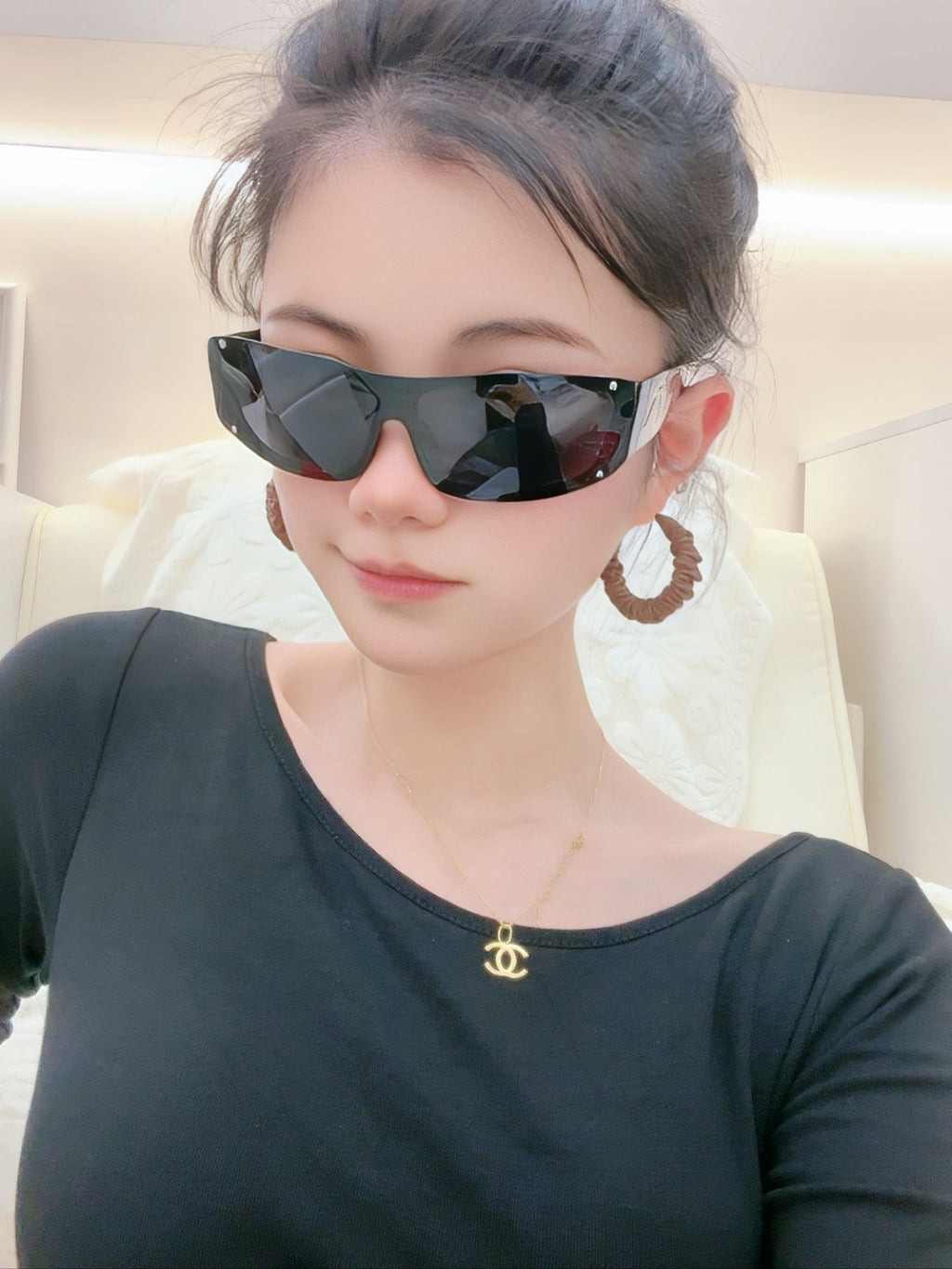 RECTANGULAR SUNGLASSES CH2507 IN ACETATE