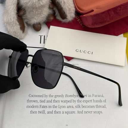SQUARE FRAME SUNGLASSES 0863 IN METAL
