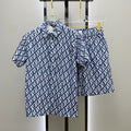 FENDI 26S SHORT SLEEVE COLLARED SHIRT SET 073