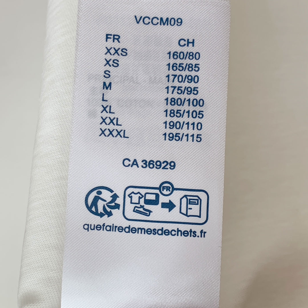 LV T-SHIRT STYLIZED LOGO IN WHITE COTTON 238874