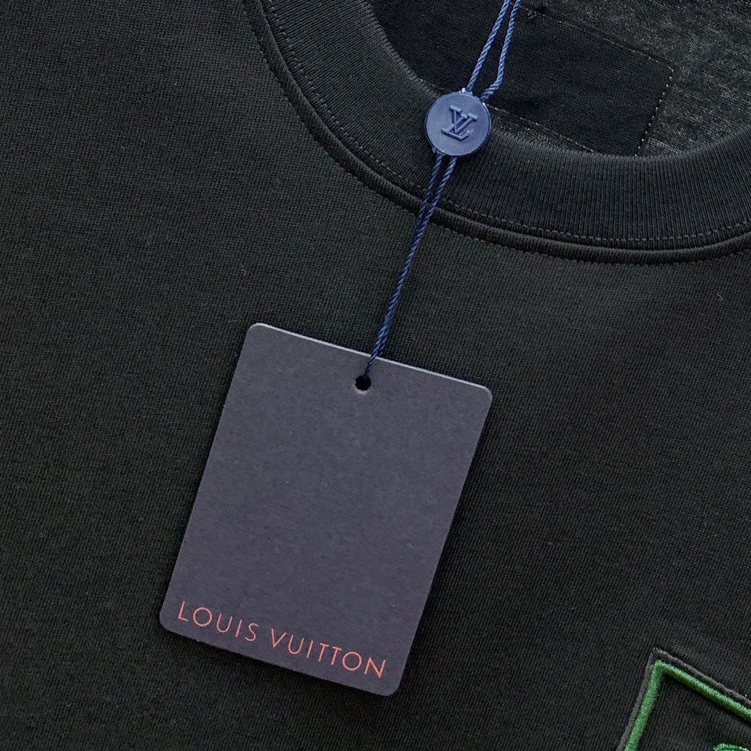 LV BLACK COTTON T-SHIRT 238893