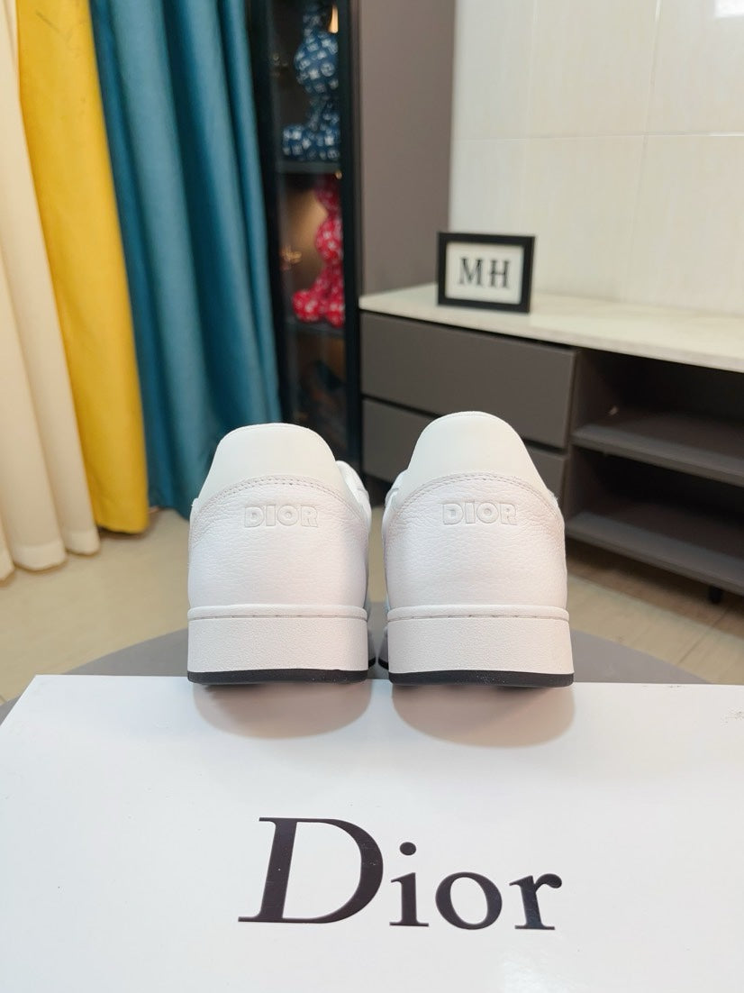 CD B27 LOW-TOP SNEAKER WHITE MONOGRAM CALFSKIN