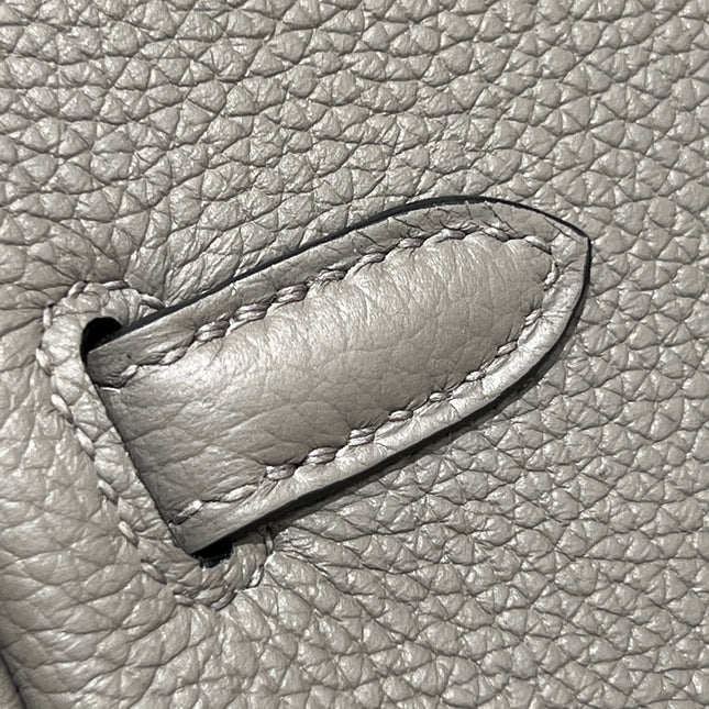 HM 25S BIRKIN 25 CM IN DARK GREY TOGO WITH KEY GOLD