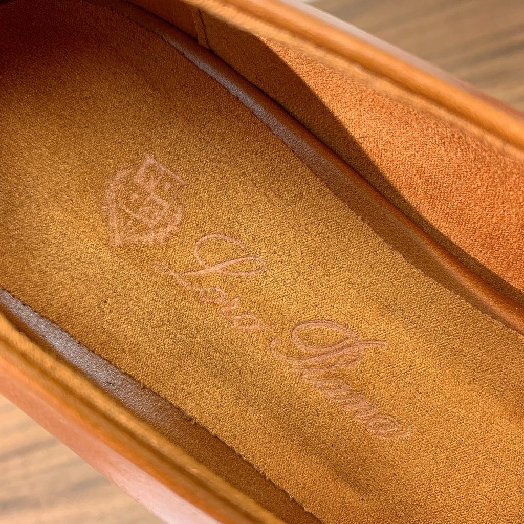 LP 26S BALLET FLATS IN SADDLE BROWN CALFSKIN