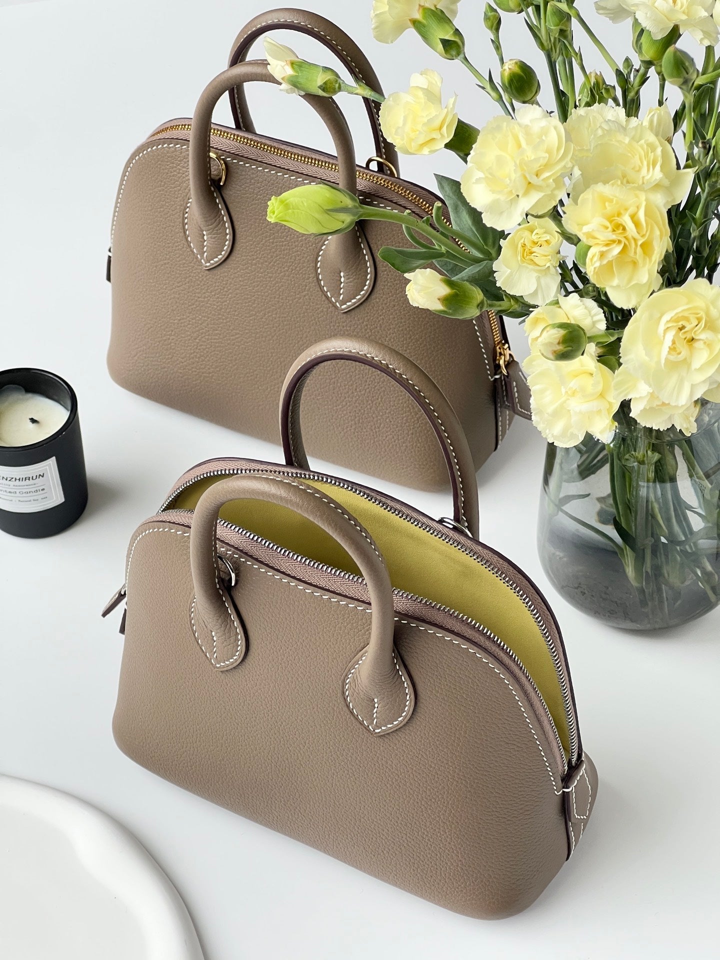 HM 25S BOLIDE 18 CM IN TAUPE BROWN TOGO