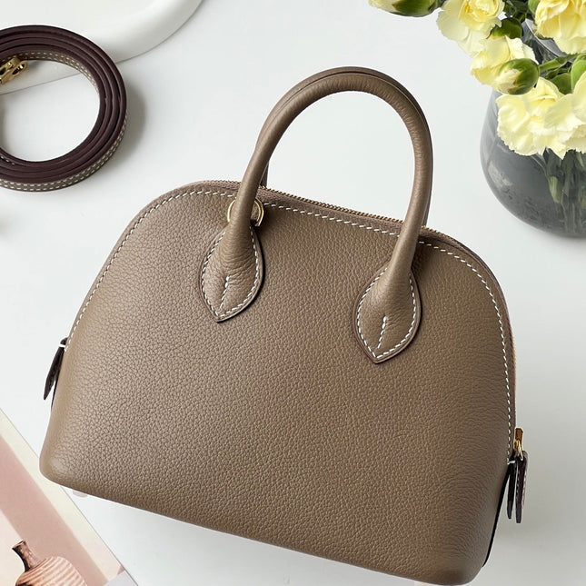 HM 25S BOLIDE 18 CM IN TAUPE BROWN TOGO