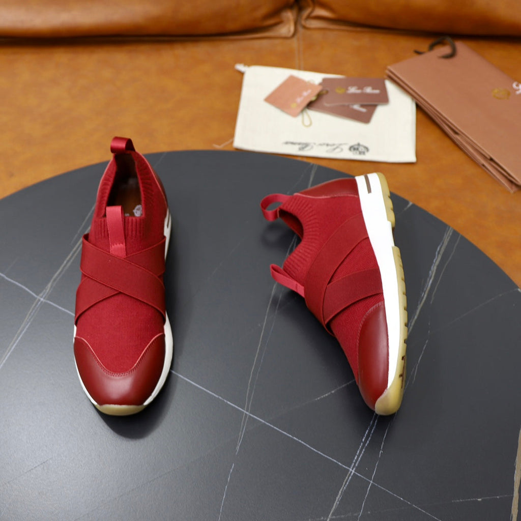 LP 360 KNITTED CASUAL SNEAKERS CHERRY WOOL