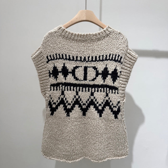 DIOR 25S SLEEVELESS SWEATER 495