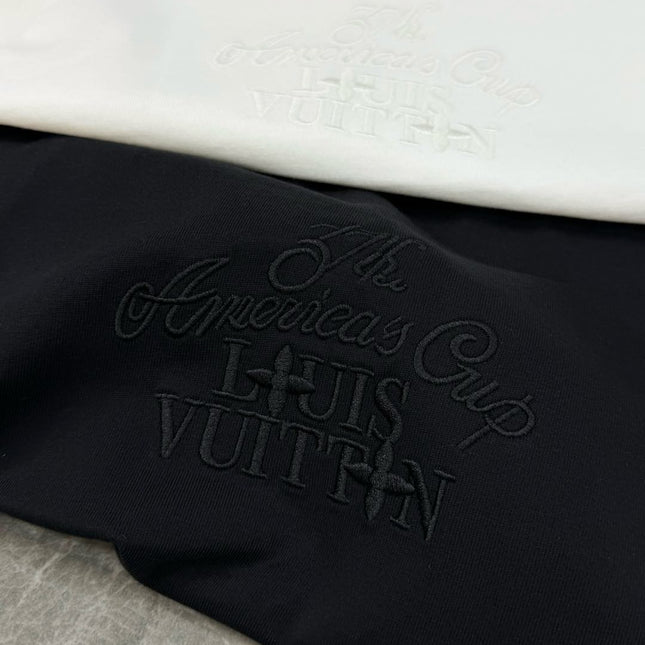 LV T-SHIRT IN BLACK COTTON 238789