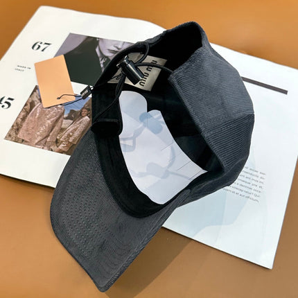 MIUMIU VELVET BASEBALL CAP STYLE 60