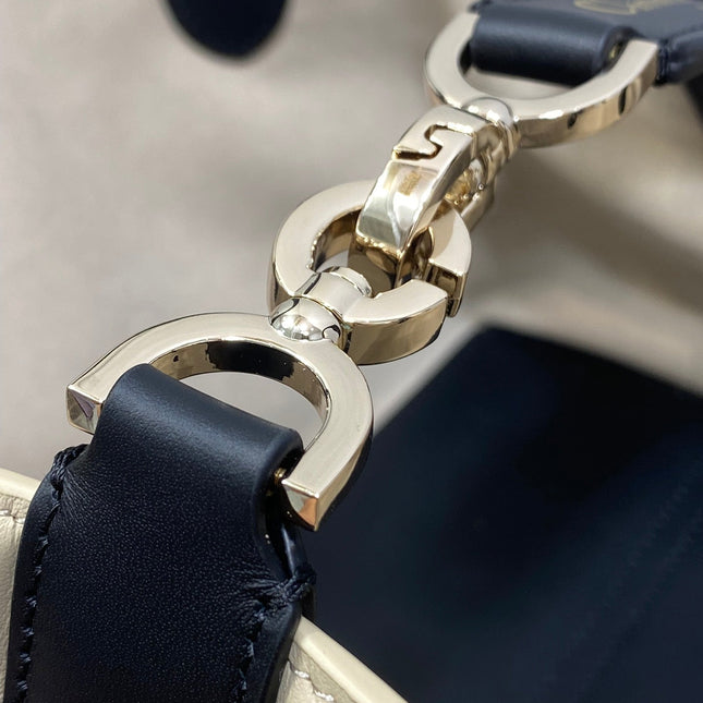 ALWAYS MINI 23 BAG IN IVORY TAN MACROCANNAGE CALFSKIN