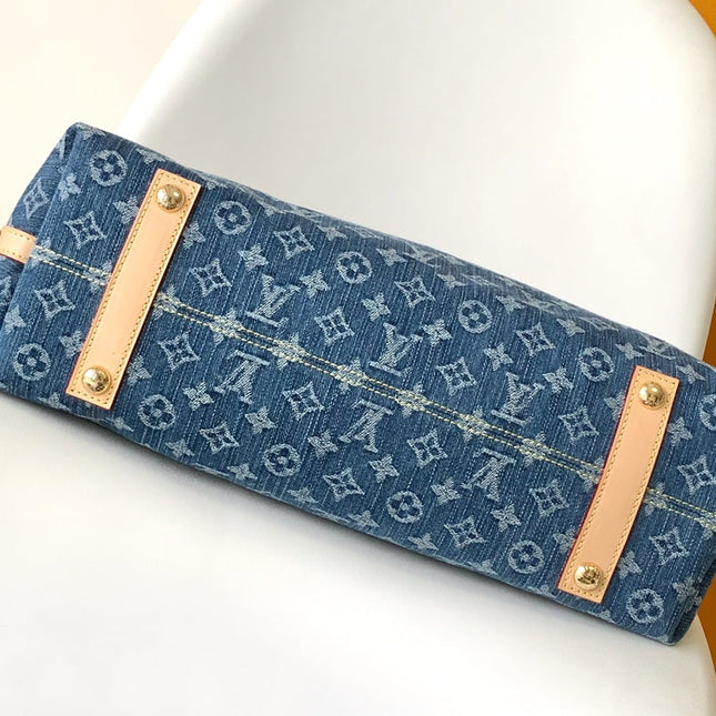 CARRYALL MM 39 IN BLUE MONOGRAM DENIM