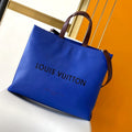 LV 26S SHOPPER TOTE 40 IN NAVY BLUE CALFSKIN