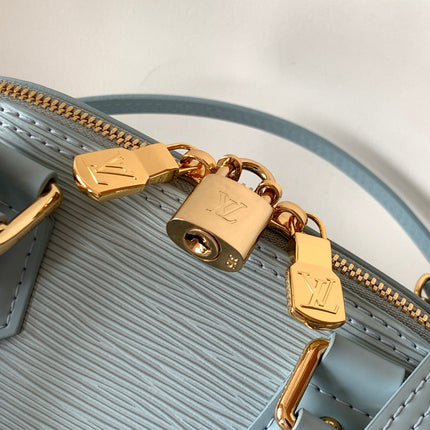 LV 26S ALMA BB BAG 23 IN LIGHT BLUE EPI LEATHER