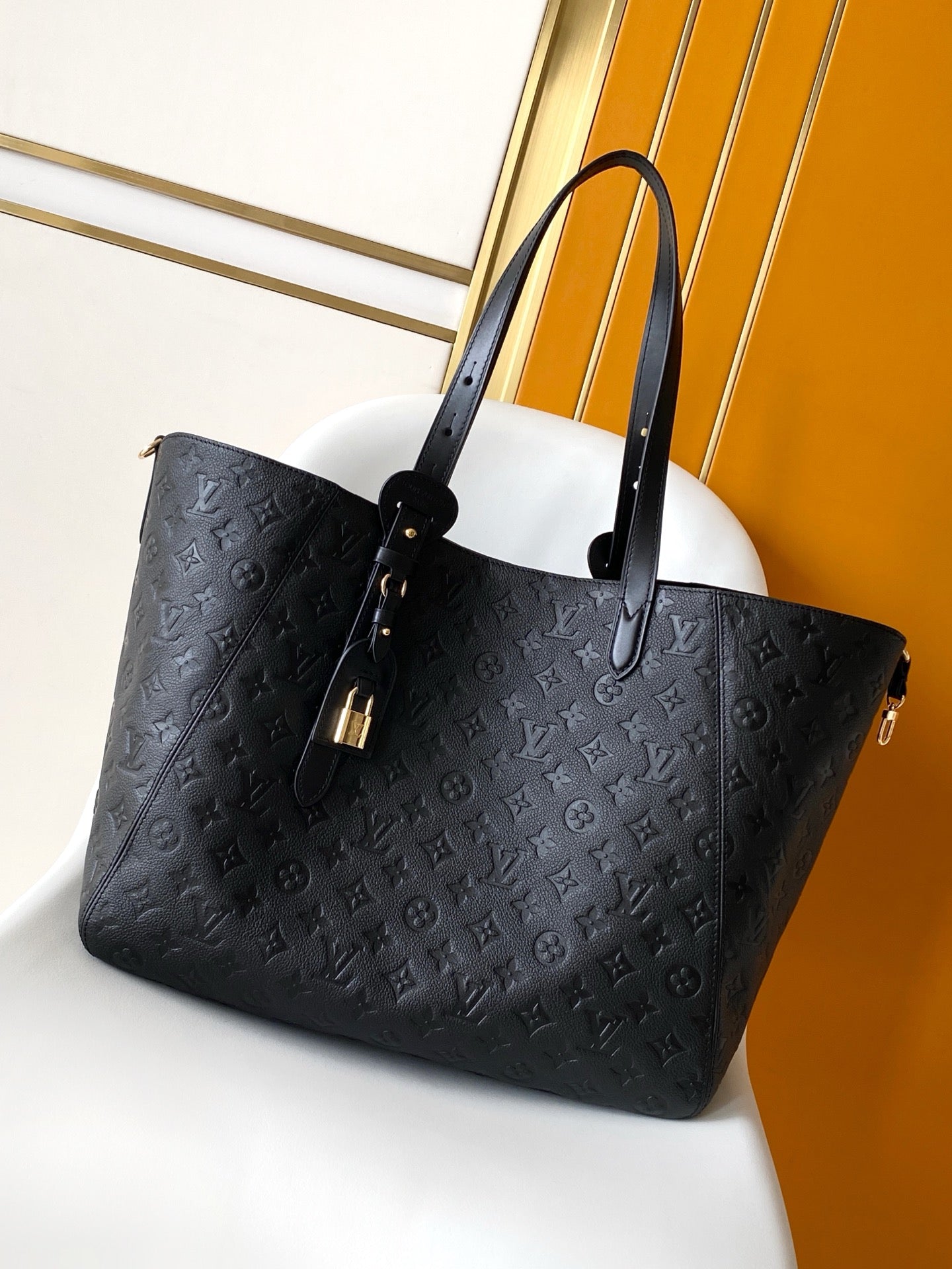 LV 26S ALL IN ONE BAG 56 IN BLACK MONOGRAM EMPREINTE LEATHER