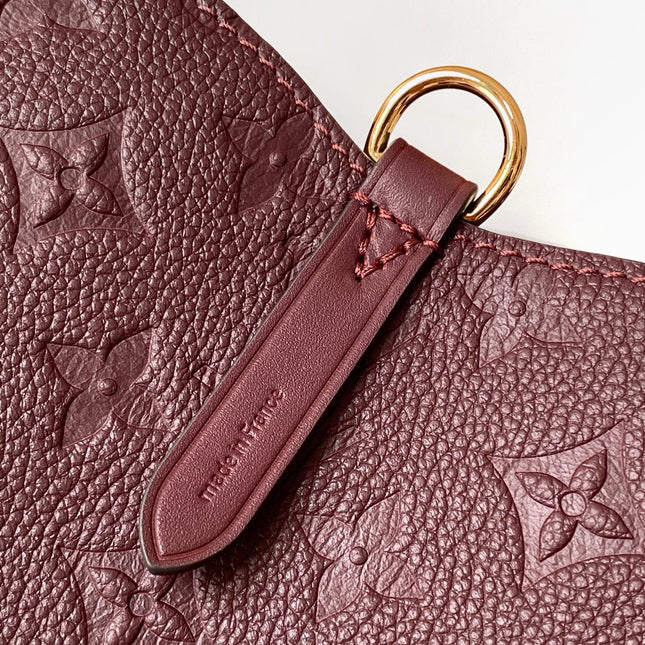 LV 26S ALL IN ONE BAG 56 IN DARK RED MONOGRAM EMPREINTE LEATHER