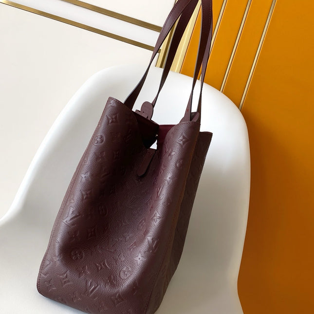LV 26S ALL IN ONE BAG 56 IN DARK RED MONOGRAM EMPREINTE LEATHER