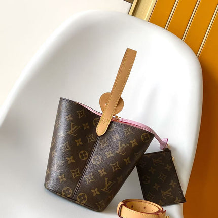LV 26S ALL IN BB BAG 18 IN DARK BROWN MONOGRAM CALFSKIN GOLD HARDWARE