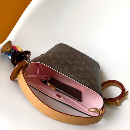 LV 26S ALL IN BB BAG 18 IN DARK BROWN MONOGRAM CALFSKIN GOLD HARDWARE
