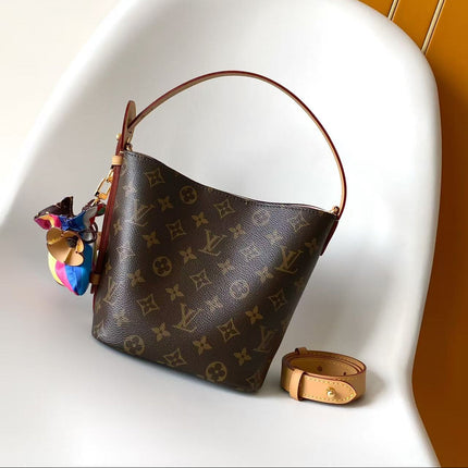 LV 26S ALL IN BB BAG 18 IN DARK BROWN MONOGRAM CALFSKIN GOLD HARDWARE