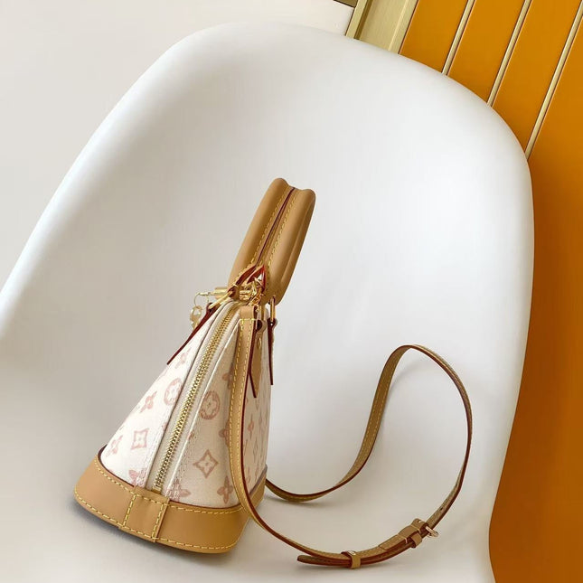 LV 26S ALMA BB BAG 23 IN BEIGE MONOGRAM CANVAS