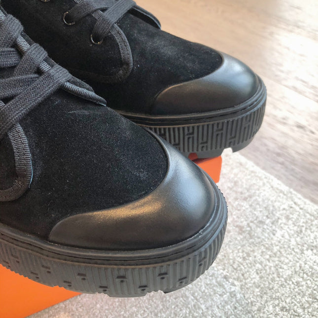 HM ITINERAIRE ANKLE BOOT BLACK SUEDE