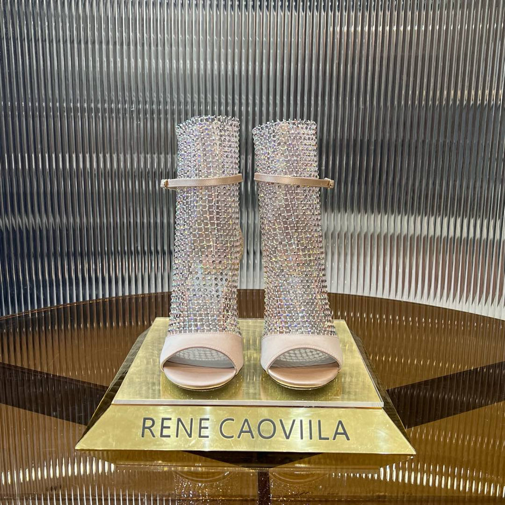 GALAXIA METALLIC ANTHRACITE SANDAL 95 MM LIGHT PINK