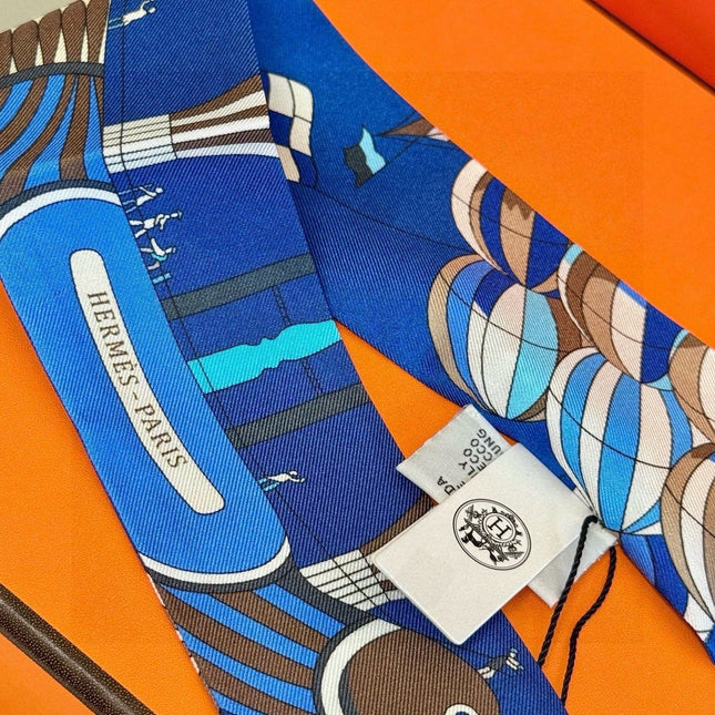 HERMES 25S NECKERCHIEF 86 IN SILK 991544