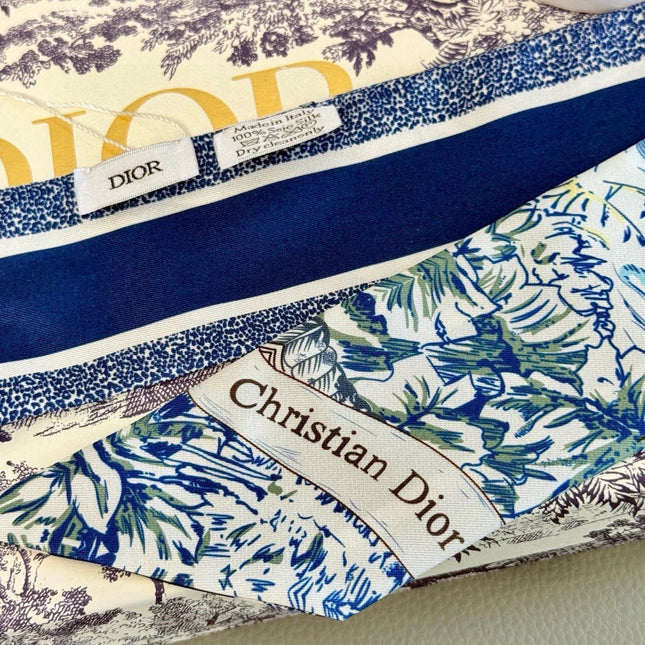 DIOR 26S SCARF 100CM IN SILK 305845