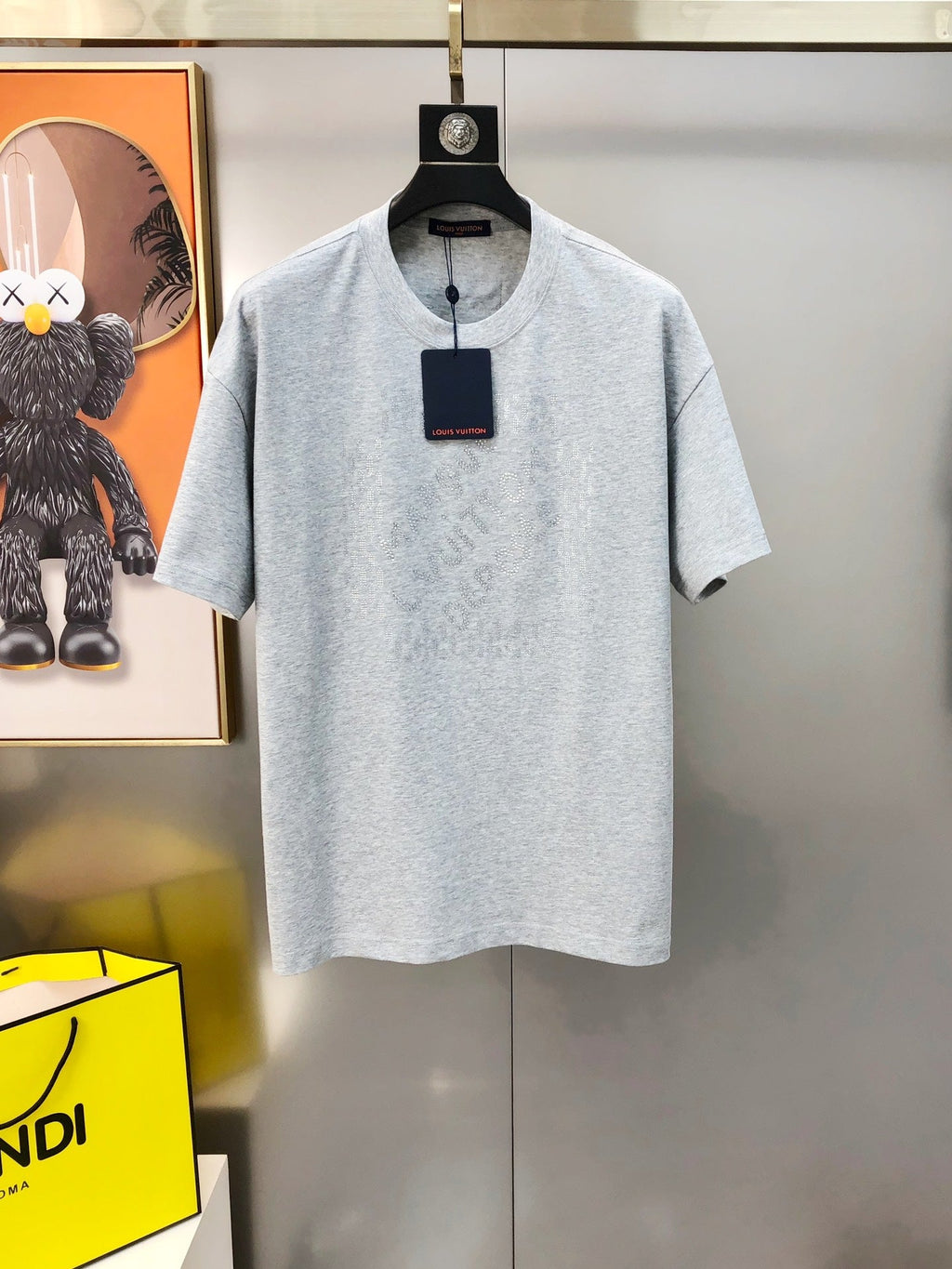 LV BLACK COTTON T-SHIRT 239467