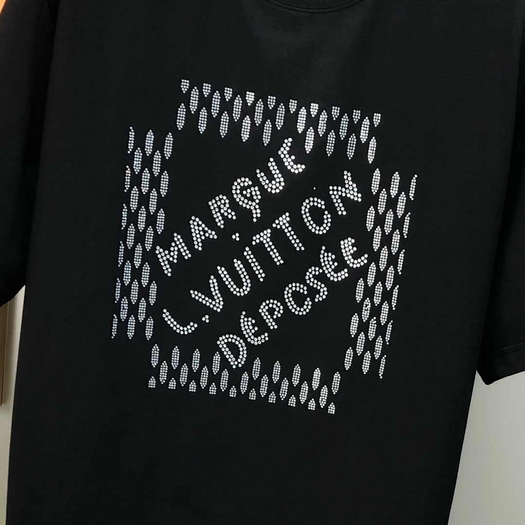 LV BLACK COTTON T-SHIRT 239467