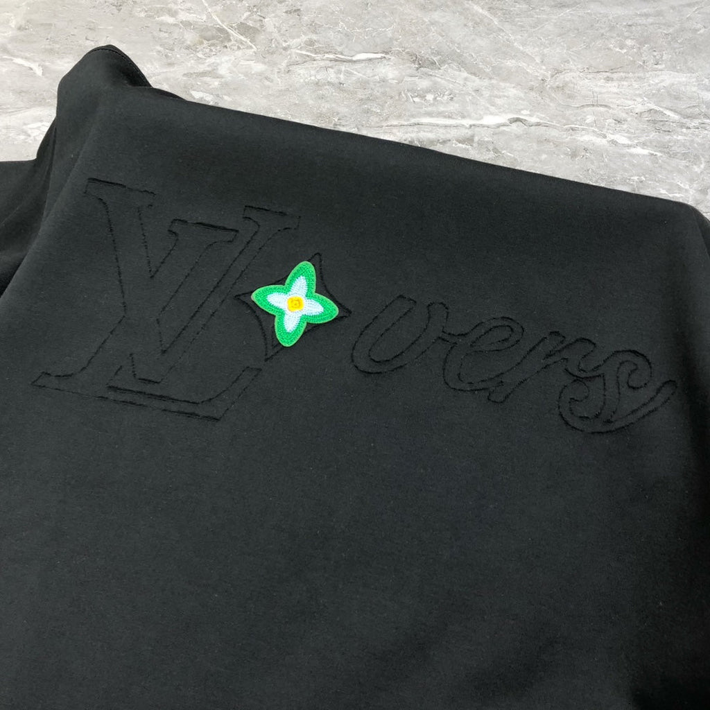 LV BLACK COTTON T-SHIRT 239466